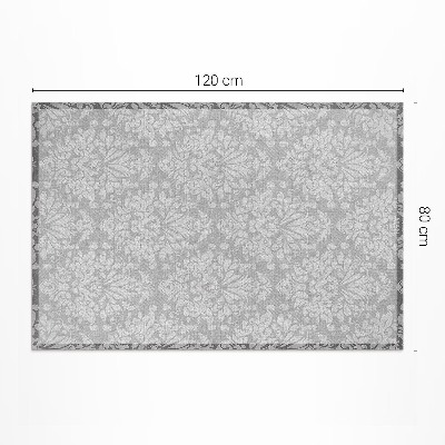 Vinyl carpet Vintage style plant ornament
