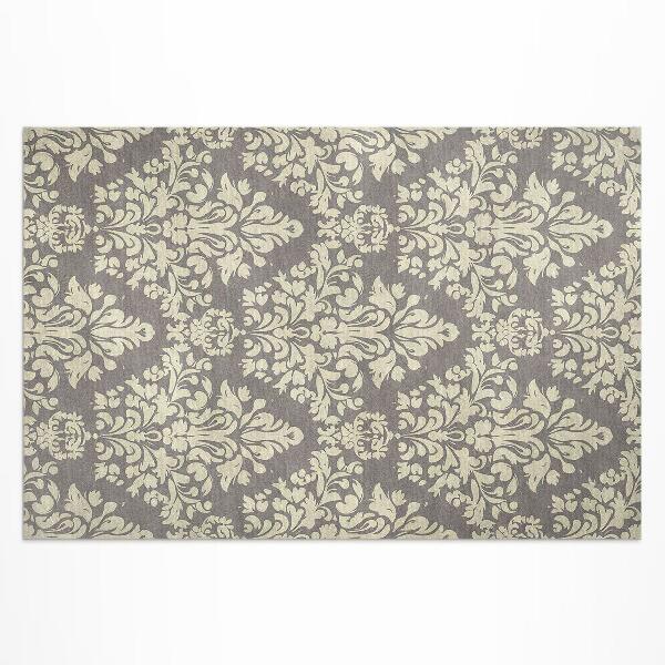 Vinyl carpet Dense motifs of vintage plant ornaments