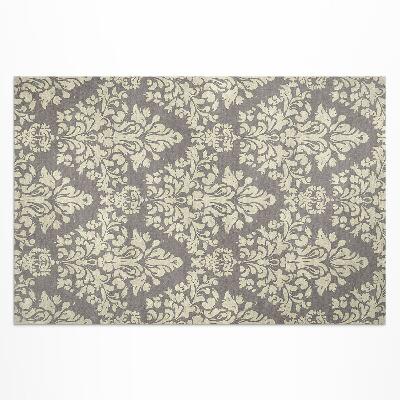 Vinyl carpet Dense motifs of vintage plant ornaments