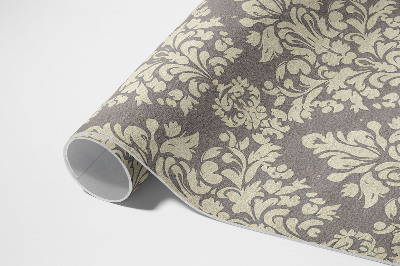 Vinyl carpet Dense motifs of vintage plant ornaments
