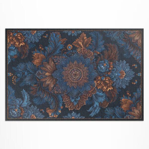 Vinyl carpet Flower arrangement in vintage style