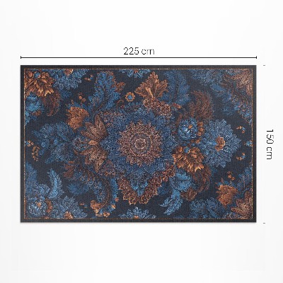 Vinyl carpet Flower arrangement in vintage style