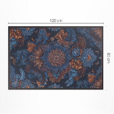 Vinyl carpet Flower arrangement in vintage style