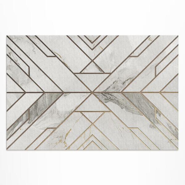 Vinyl carpet Modern mosaic of shiny stone tiles