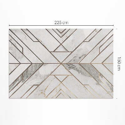 Vinyl carpet Modern mosaic of shiny stone tiles
