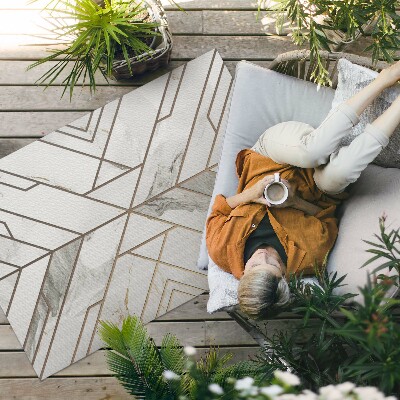 Vinyl carpet Modern mosaic of shiny stone tiles