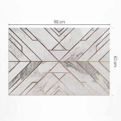 Vinyl carpet Modern mosaic of shiny stone tiles