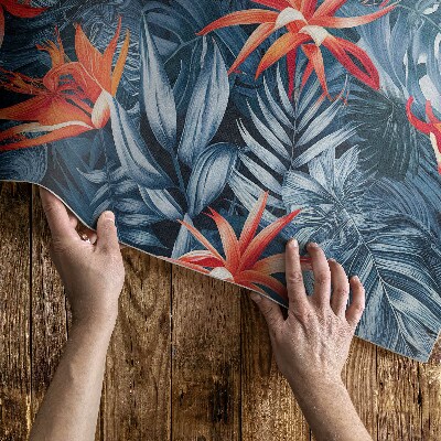 Vinyl carpet Tropical jungle flora