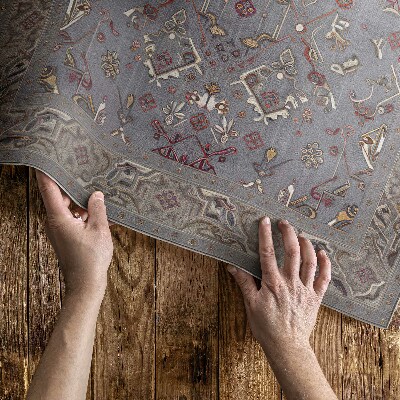 Vinyl carpet Vintage pattern in old Persian style