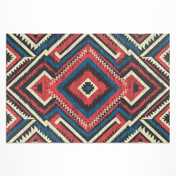 Vinyl carpet Decorative pattern in vintage Indian style