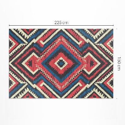Vinyl carpet Decorative pattern in vintage Indian style