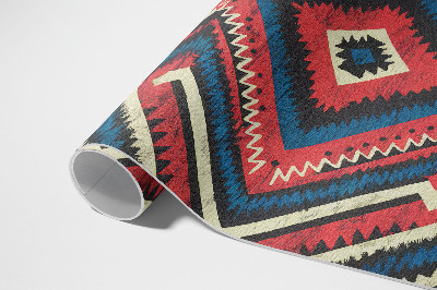 Vinyl carpet Decorative pattern in vintage Indian style