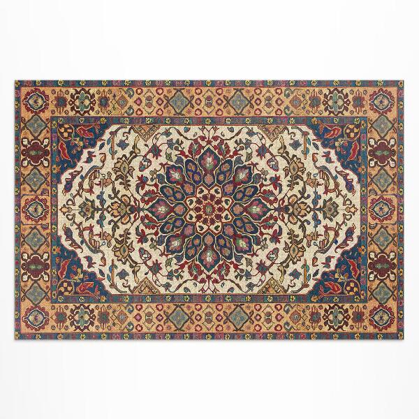 Vinyl carpet Ornamental plant ornament in Turkish style