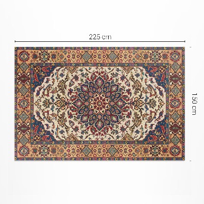 Vinyl carpet Ornamental plant ornament in Turkish style
