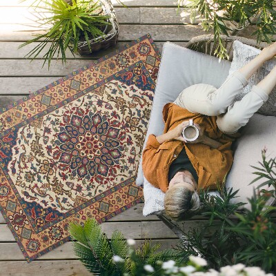 Vinyl carpet Ornamental plant ornament in Turkish style
