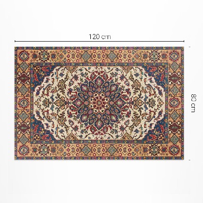 Vinyl carpet Ornamental plant ornament in Turkish style