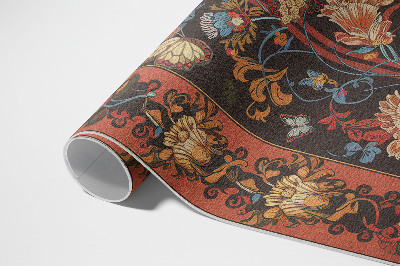 Vinyl carpet Vintage style plant ornament