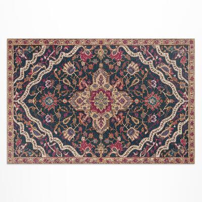 Vinyl carpet Rich plant ornament in Turkish style