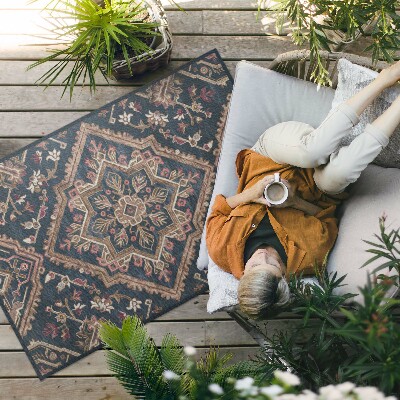 Vinyl carpet Geometric floral pattern in Turkish style