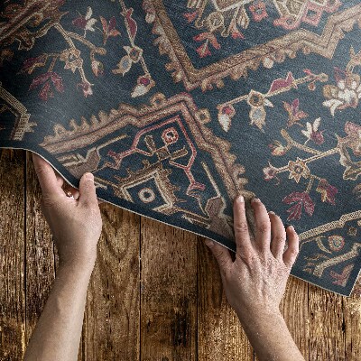 Vinyl carpet Geometric floral pattern in Turkish style
