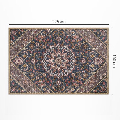 Vinyl carpet Rich ornament in Turkish style