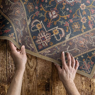 Vinyl carpet Rich ornament in Turkish style