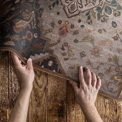 Vinyl carpet Turkish-style carpet ornament