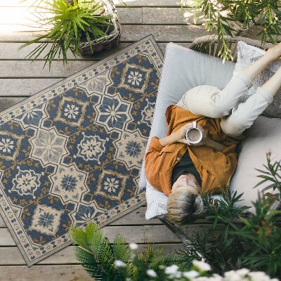 Vinyl carpet Elegant Moroccan-style mosaic tiles