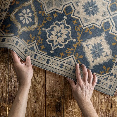 Vinyl carpet Elegant Moroccan-style mosaic tiles