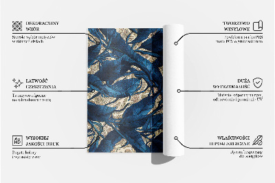 Vinyl carpet Richly ornamented tiles in Moroccan style