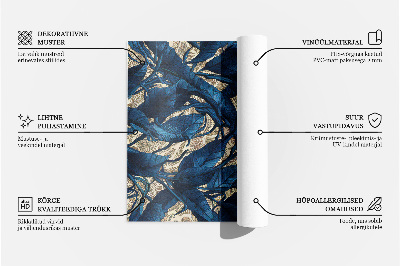 Vinyl carpet Richly ornamented tiles in Moroccan style