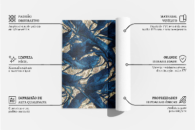 Vinyl carpet Richly ornamented tiles in Moroccan style