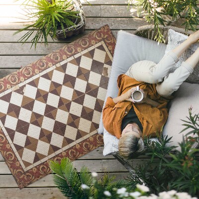 Vinyl carpet Vintage mosaic tiles