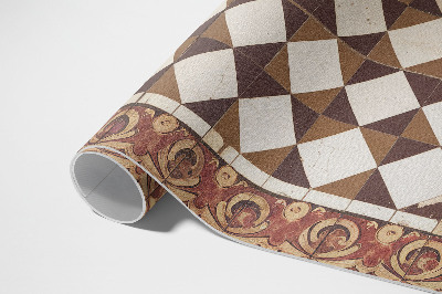 Vinyl carpet Vintage mosaic tiles