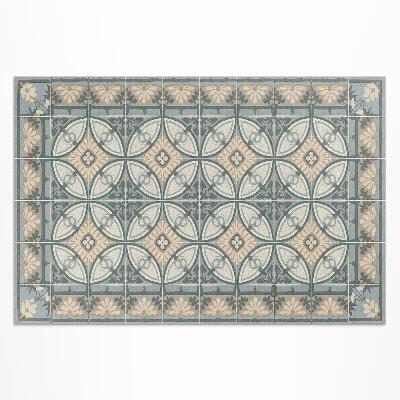 Vinyl carpet Vintage mosaic decorative tiles