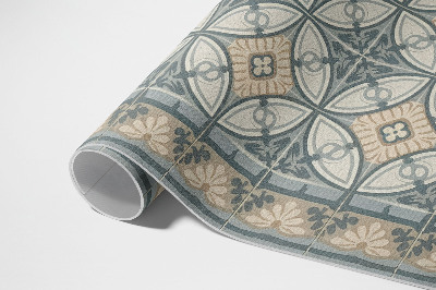 Vinyl carpet Vintage mosaic decorative tiles