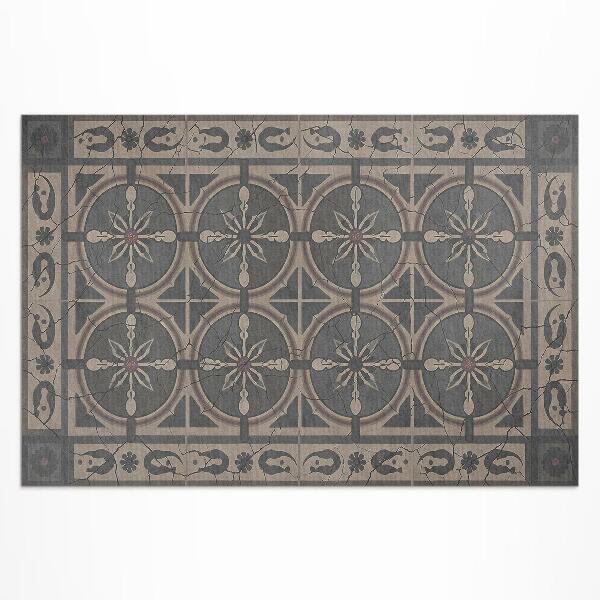 Vinyl carpet Rustic geometric ornament