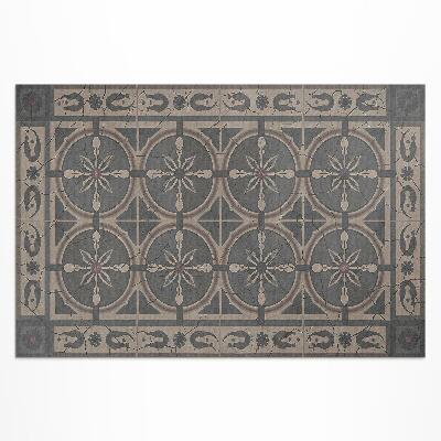 Vinyl carpet Rustic geometric ornament