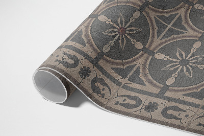 Vinyl carpet Rustic geometric ornament