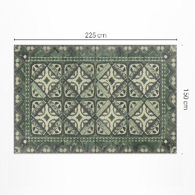 Vinyl carpet Symmetrical geometric arrangement