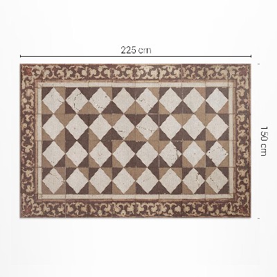 Vinyl carpet Elegant patterns in antique style