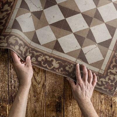 Vinyl carpet Elegant patterns in antique style