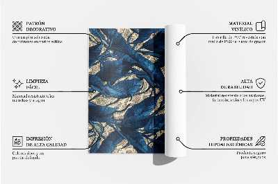 Vinyl carpet Flowers on retro ceramic tiles