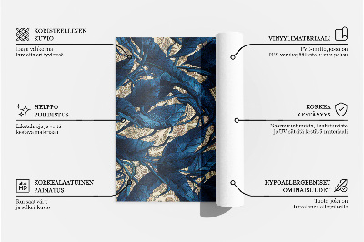 Vinyl carpet Flowers on retro ceramic tiles