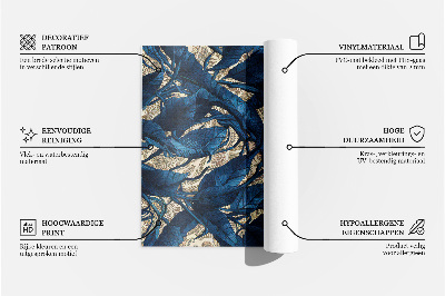 Vinyl carpet Flowers on retro ceramic tiles