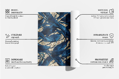 Vinyl carpet Flowers on retro ceramic tiles