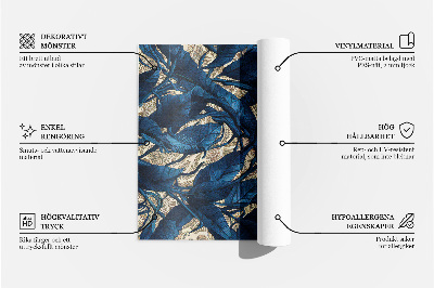 Vinyl carpet Flowers on retro ceramic tiles