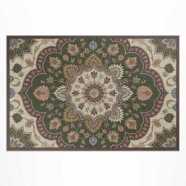 Vinyl carpet Art nouveau style flowers