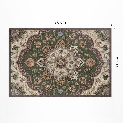 Vinyl carpet Art nouveau style flowers