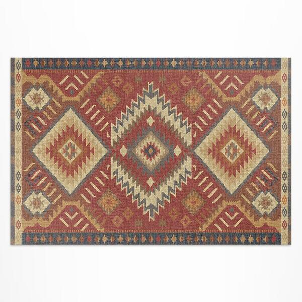 Vinyl carpet Harmony of Aztec geometric figures
